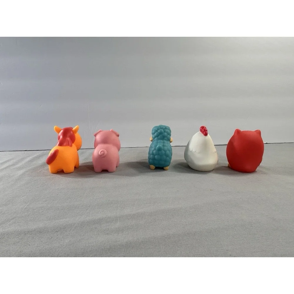 Munchkin Farm Animals Squirt Bath Toys Lot Of 5 Play water pool